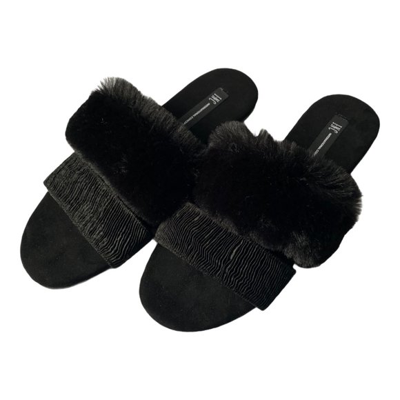 INC International Concepts Double Band Faux Fur Sl - Picture 1 of 4